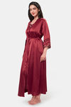 Amante Polyester Elastane Robe - Red — thumbnail 3